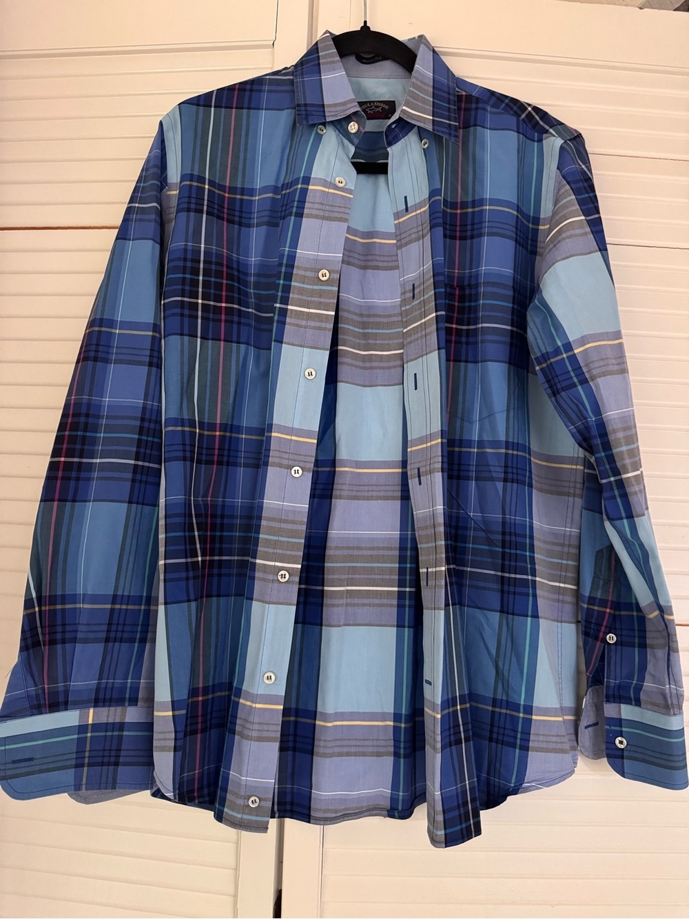 Paul & Shark Blue Multi-Check Men’s Shirt